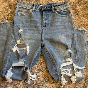 Cello Distressed Blue Jeans